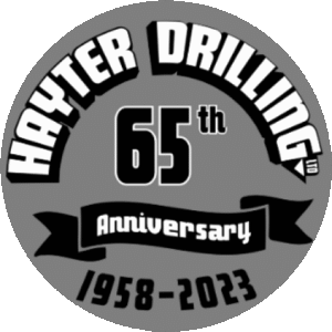 Hayter Drilling 65th Anniversary Logo